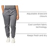 Hanes Womens Sport Performance Fleece Jogger Pants with Pockets(Dada Grey Solid/Dada Grey Heather)