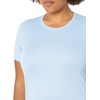 Hanes Womens Sport Performance T-Shirt, Cool Dri Short Sleeve Tee, Moisture Wicking(Light Blue)