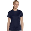 Hanes Womens Sport Performance T-Shirt, Cool Dri Short Sleeve Tee, Moisture Wicking(Navy)