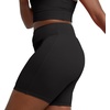 Hanes Women’s Stretch Jersey Bike Shorts, Women’s Cotton Sports Shorts, 7″ Inseam(Black)