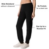 Hanes Women’s Sweatpants, EcoSmart Fleece Joggers, Pocketless Cinched Leg Sweatpants for Women, 30″(Ebony)