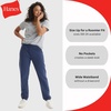 Hanes Women’s Sweatpants, EcoSmart Fleece Joggers, Pocketless Cinched Leg Sweatpants for Women, 30″(Navy Heather)