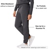 Hanes Women’s Sweatpants, EcoSmart Fleece Joggers, Pocketless Cinched Leg Sweatpants for Women, 30″(Slate Heather)