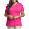Hanes Women’s T-Shirt – Just My Size Cotton Tee – Plus Size Tee(Amaranth)