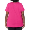 Hanes Women’s T-Shirt – Just My Size Cotton Tee – Plus Size Tee(Amaranth)