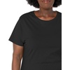 Hanes Women’s T-Shirt – Just My Size Cotton Tee – Plus Size Tee(Black)