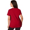 Hanes Women’s T-Shirt – Just My Size Cotton Tee – Plus Size Tee(Deep Red)
