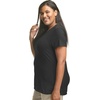 Hanes Women’s T-Shirt – Just My Size Cotton Tee – Plus Size Tee(Ebony)