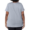 Hanes Women’s T-Shirt – Just My Size Cotton Tee – Plus Size Tee(Light Steel)