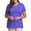 Hanes Women’s T-Shirt – Just My Size Cotton Tee – Plus Size Tee(Petal Purple)