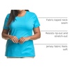 Hanes Women’s T-Shirt – Just My Size Cotton Tee – Plus Size Tee(Process Blue)