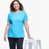 Hanes Women’s T-Shirt – Just My Size Cotton Tee – Plus Size Tee(Process Blue)