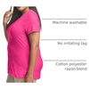 Hanes Women’s T-Shirt – Just My Size Cotton Tee – Plus Size Tee(Sizzling Pink)