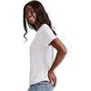 Hanes Women’s Tri-Blend Relaxed Fit T-Shirt, Oversized Lightweight Tee, Available in Plus Size(Eco White)