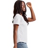 Hanes Women’s Tri-Blend Relaxed Fit T-Shirt, Oversized Lightweight Tee, Available in Plus Size(Eco White)