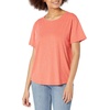 Hanes Women’s Tri-Blend Relaxed Fit T-Shirt, Oversized Lightweight Tee, Available in Plus Size(Red River Clay Pe Heather)