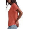 Hanes Women’s Tri-Blend Relaxed Fit T-Shirt, Oversized Lightweight Tee, Available in Plus Size(Red River Clay Pe Heather)