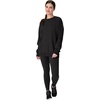 Hanes mens Comfortwash Garment Dyed Sweatshirt(Black)