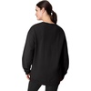 Hanes mens Comfortwash Garment Dyed Sweatshirt(Black)