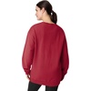 Hanes mens Comfortwash Garment Dyed Sweatshirt(Crimson Fall)