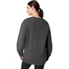 Hanes mens Comfortwash Garment Dyed Sweatshirt(New Railroad Gray)