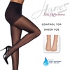 Hanes womens Silk Reflections Sheerest Support, Control Top, Sheer Toe, Pantyhose(Little Color)