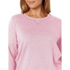 JUST MY SIZE Women’s Plus Size Sweatshirt, Ecosmart Fleece Pullover With V-notch(Pale Pink)