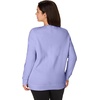JUST MY SIZE Women’s Plus Size Sweatshirt, Ecosmart Fleece Pullover With V-notch(Peri Blue)