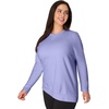 JUST MY SIZE Women’s Plus Size Sweatshirt, Ecosmart Fleece Pullover With V-notch(Peri Blue)