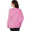 JUST MY SIZE Women’s Plus Size Sweatshirt, Ecosmart Fleece Pullover With V-notch(Spirited Pink)