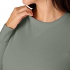 JUST MY SIZE Women’s Plus Size Sweatshirt, Ecosmart Fleece Pullover With V-notch(Stonewashed Green)