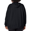 JUST MY SIZE womens Just My Size Zip-up Fleece Women’s Hoodie, Ecosmart Hooded Sweatshirt, Plus Size(Ebony)