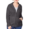 JUST MY SIZE womens Just My Size Zip-up Fleece Women’s Hoodie, Ecosmart Hooded Sweatshirt, Plus Size(Slate Heather)