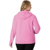 JUST MY SIZE womens Just My Size Zip-up Fleece Women’s Hoodie, Ecosmart Hooded Sweatshirt, Plus Size(Spirited Pink)