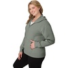 JUST MY SIZE womens Just My Size Zip-up Fleece Women’s Hoodie, Ecosmart Hooded Sweatshirt, Plus Size(Stonewashed Green)