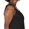 JUST My Size Women’s Just My Size Women’s Size Cotton Jersey Shirttail Tank Top, Plus Sleeveless Shirts(Black)