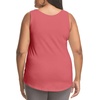 JUST My Size Women’s Just My Size Women’s Size Cotton Jersey Shirttail Tank Top, Plus Sleeveless Shirts(Briny Pink)