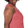 JUST My Size Women’s Just My Size Women’s Size Cotton Jersey Shirttail Tank Top, Plus Sleeveless Shirts(Briny Pink)