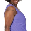 JUST My Size Women’s Just My Size Women’s Size Cotton Jersey Shirttail Tank Top, Plus Sleeveless Shirts(Petal Purple)