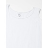 JUST My Size Women’s Just My Size Women’s Size Cotton Jersey Shirttail Tank Top, Plus Sleeveless Shirts(White)