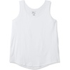 JUST My Size Women’s Just My Size Women’s Size Cotton Jersey Shirttail Tank Top, Plus Sleeveless Shirts(White)
