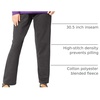 JUST My Size Women’s Plus Size EcoSmart Sweatpants(Slate Heather)
