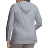 Just My Size Women’s Full Zip Jersey Hoodie(Dada Gray Pe Heather)