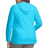 Just My Size Women’s Full Zip Jersey Hoodie(Process Blue)