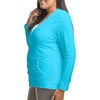 Just My Size Women’s Full Zip Jersey Hoodie(Process Blue)