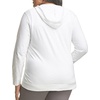 Just My Size Women’s Full Zip Jersey Hoodie(White)