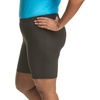 Just My Size Women’s Stretch Jersey Bike Shorts, Plus Size Pull-On Bike Shorts(Black)