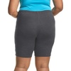 Just My Size Women’s Stretch Jersey Bike Shorts, Plus Size Pull-On Bike Shorts(Charcoal Heather)