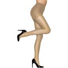 Hanes Alive Women’s Full Support, Control Top, Reinforced Toe Pantyhose(Nude)