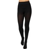 Hanes EcoSmart Women’s Same to Waist, Sheer Toe, Blackout Opaque Tights(Black)